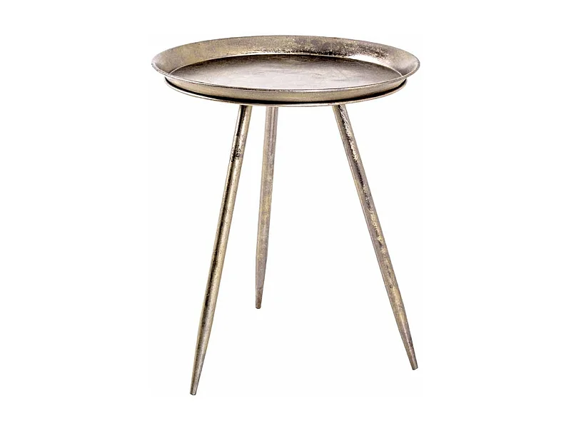 Table d'Appoint Antique "Gujia" 54cm Bronze