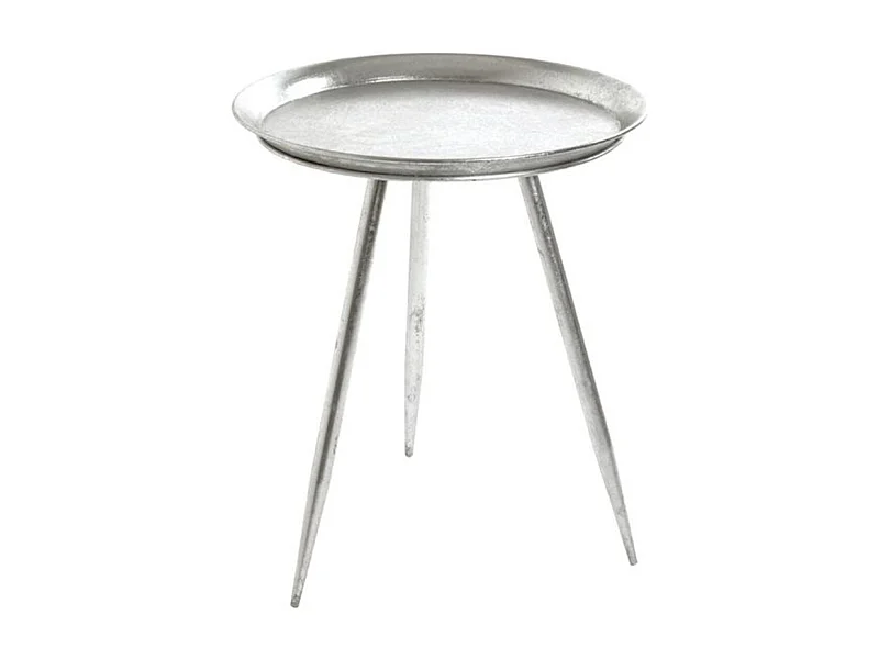Table d'Appoint Design "Viledo" 54cm Argent
