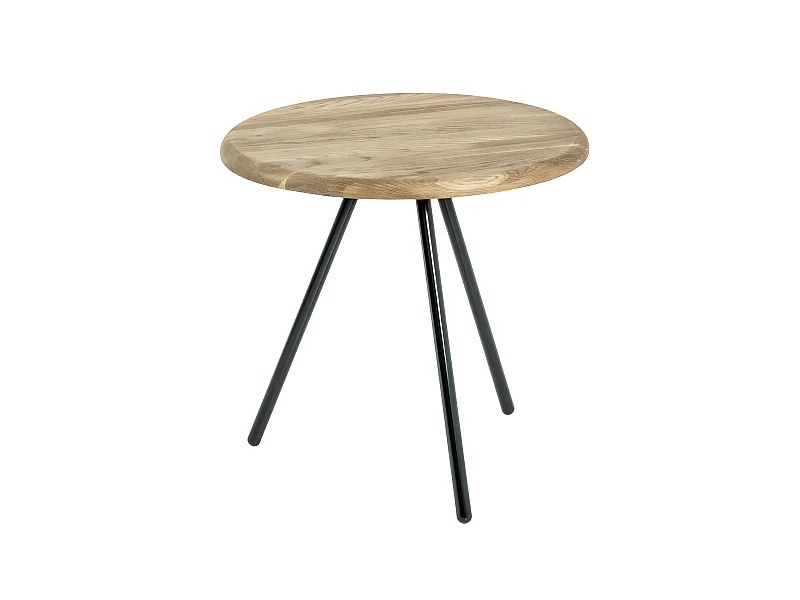 Table d'Appoint en Bois "Camille" 40cm Naturel
