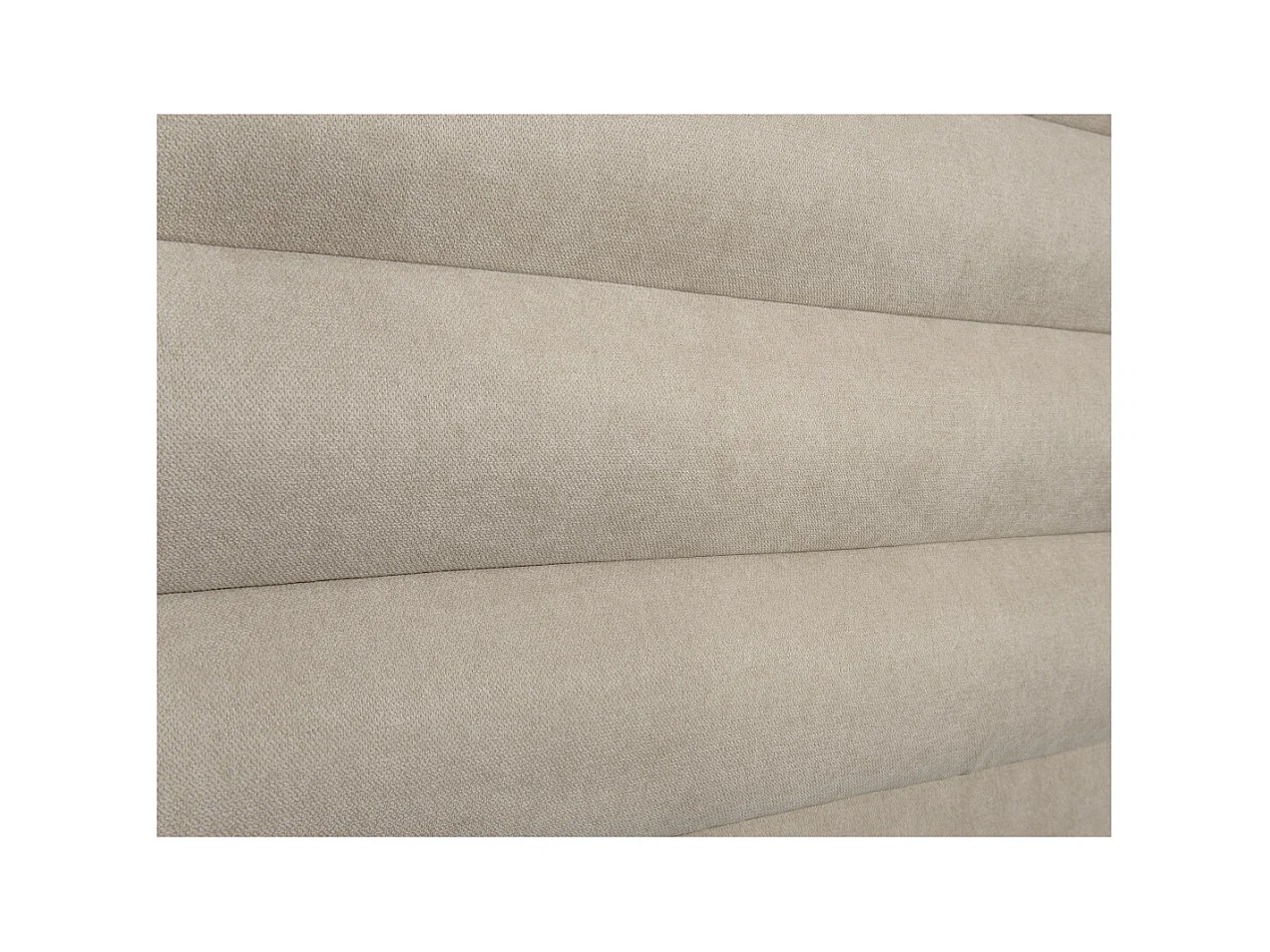Tête de lit en tissu LUCA - Beige, Largeur - 140 cm
