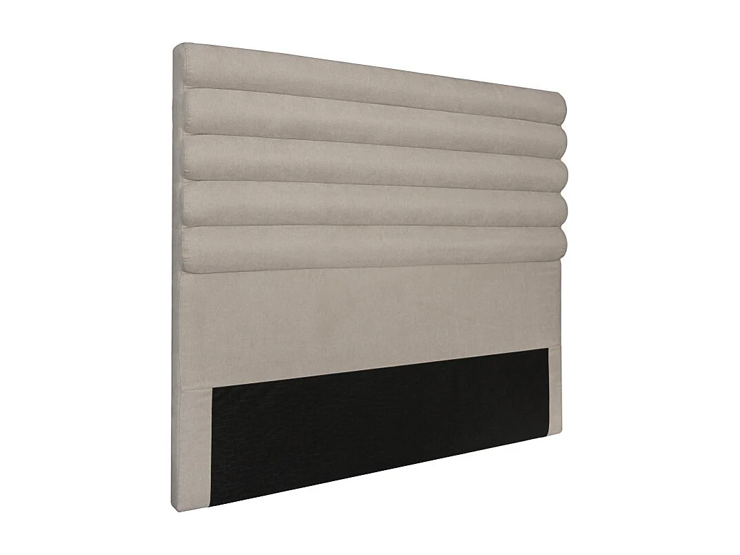 Tête de lit en tissu LUCA - Beige, Largeur - 140 cm
