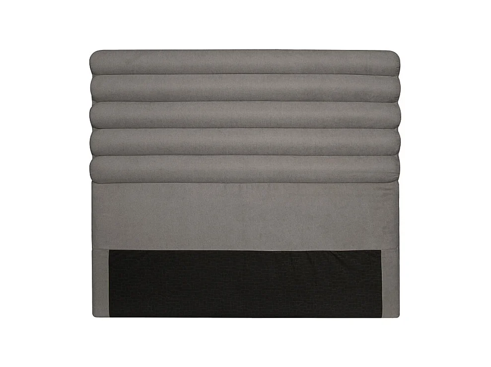 Tête de lit en tissu LUCA - Gris, Largeur - 160 cm