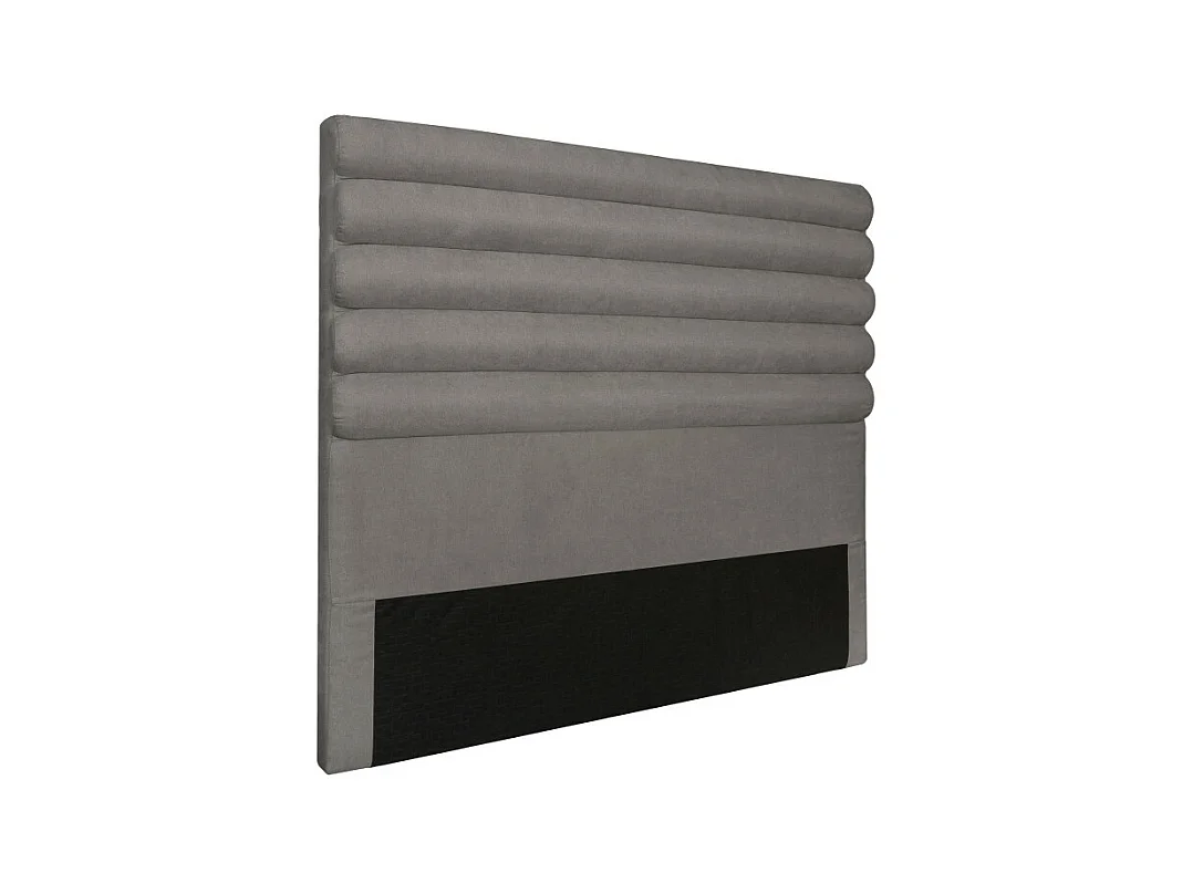 Tête de lit en tissu LUCA - Gris, Largeur - 160 cm