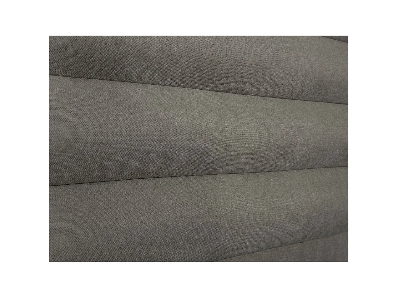 Tête de lit en tissu LUCA - Gris, Largeur - 160 cm