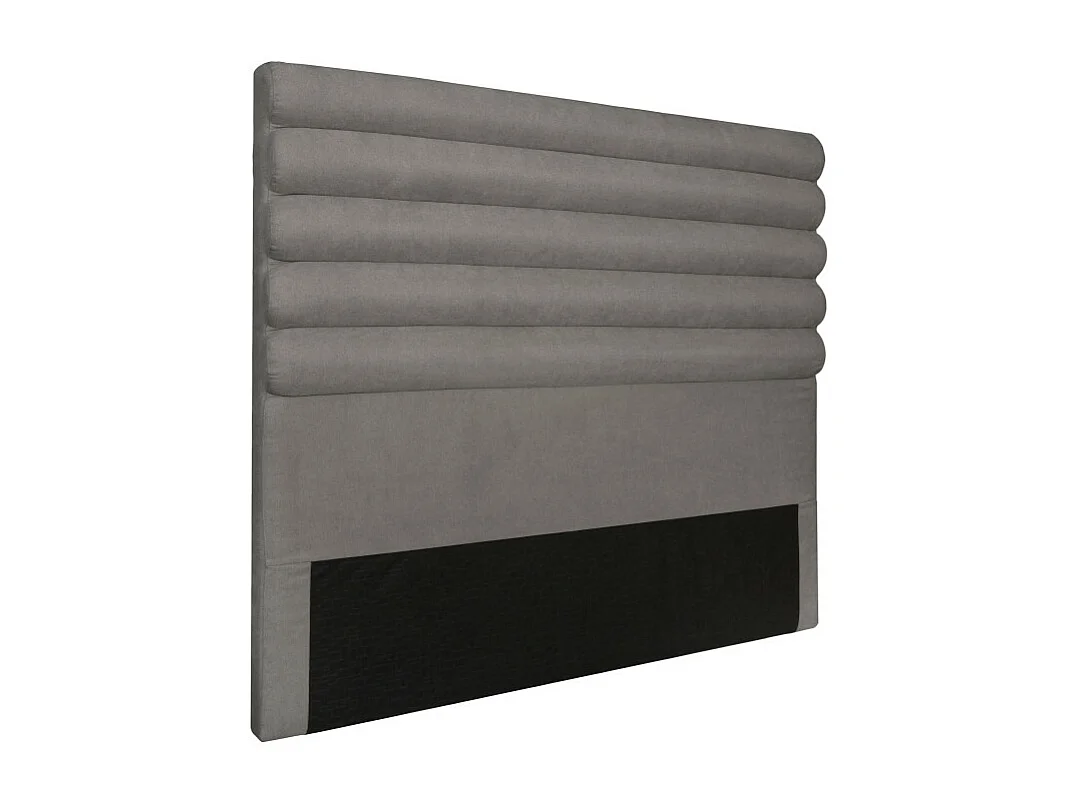 Tête de lit en tissu LUCA - Gris, Largeur - 160 cm