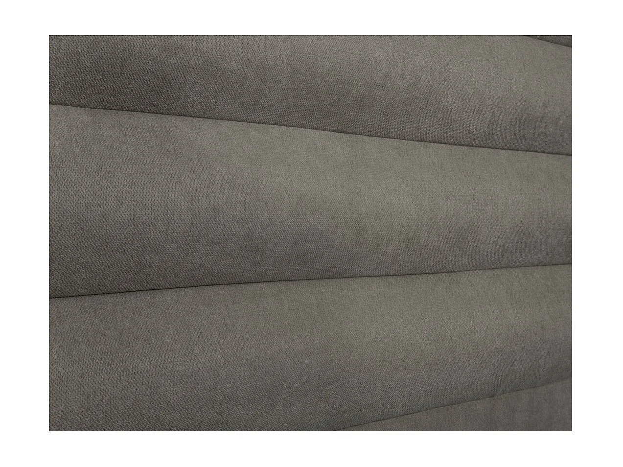 Tête de lit en tissu LUCA - Gris, Largeur - 160 cm