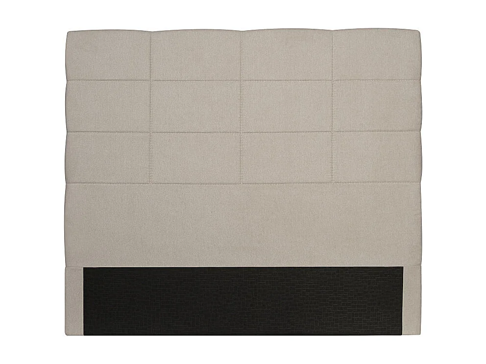 Tête de lit en tissu WILLY - Beige, Largeur - 140 cm