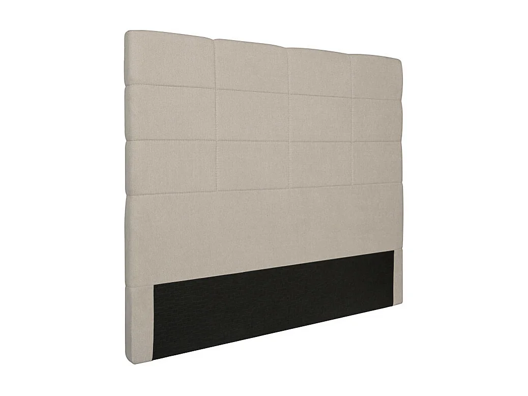 Tête de lit en tissu WILLY - Beige, Largeur - 140 cm