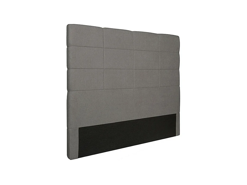 Tête de lit en tissu WILLY - Gris, Largeur - 160 cm