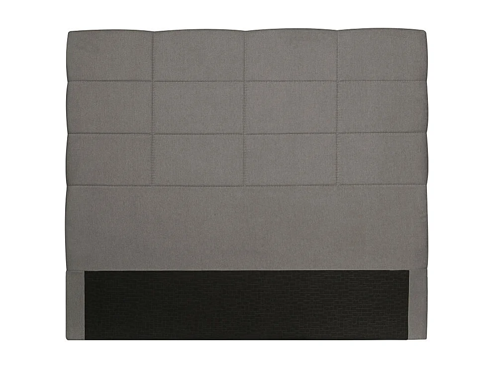 Tête de lit en tissu WILLY - Gris, Largeur - 160 cm