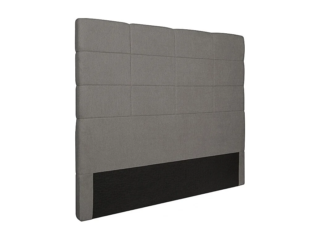 Tête de lit en tissu WILLY - Gris, Largeur - 160 cm