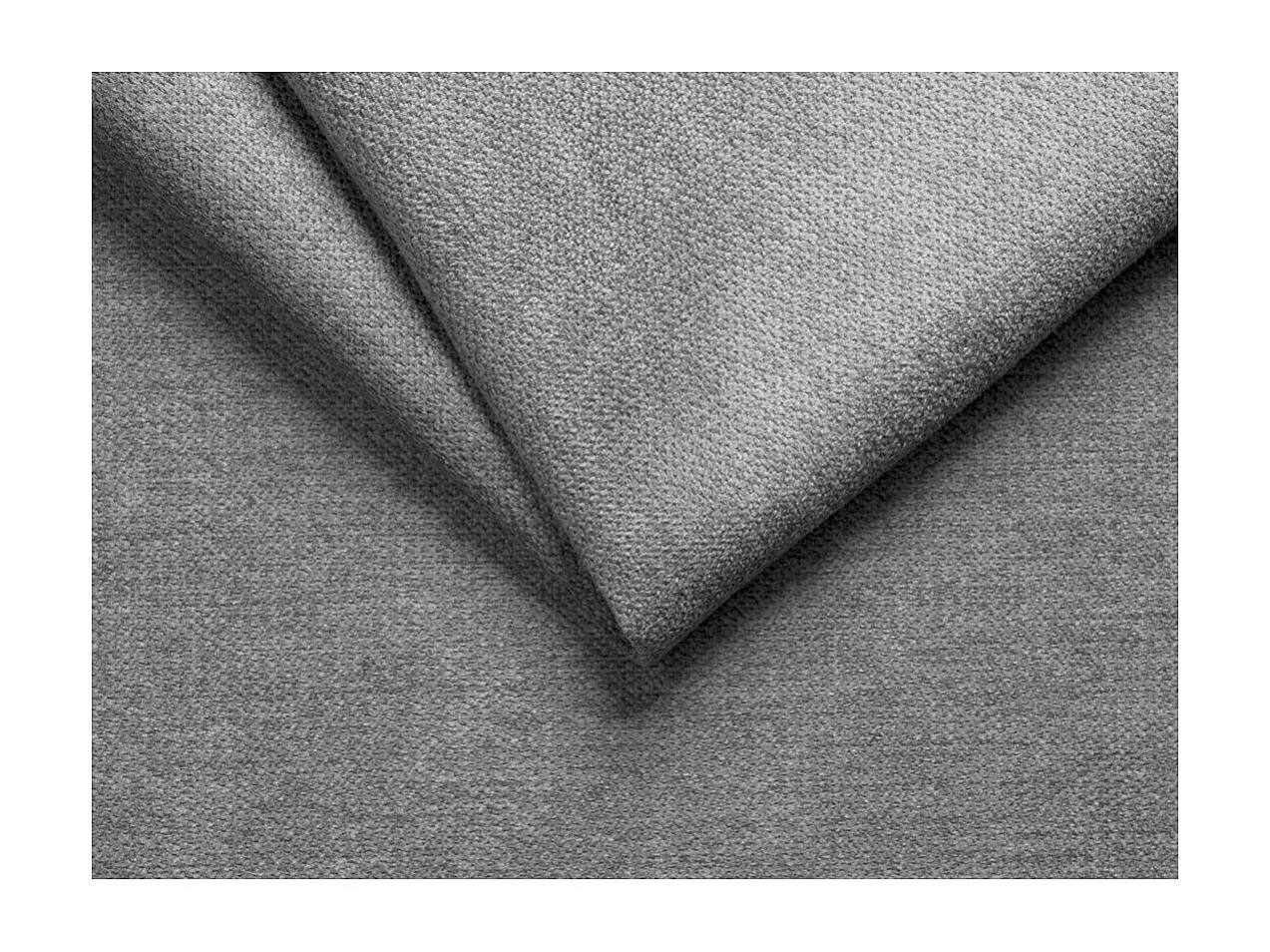 Tête de lit lisse en tissu NUMA - Gris, Largeur - 160 cm