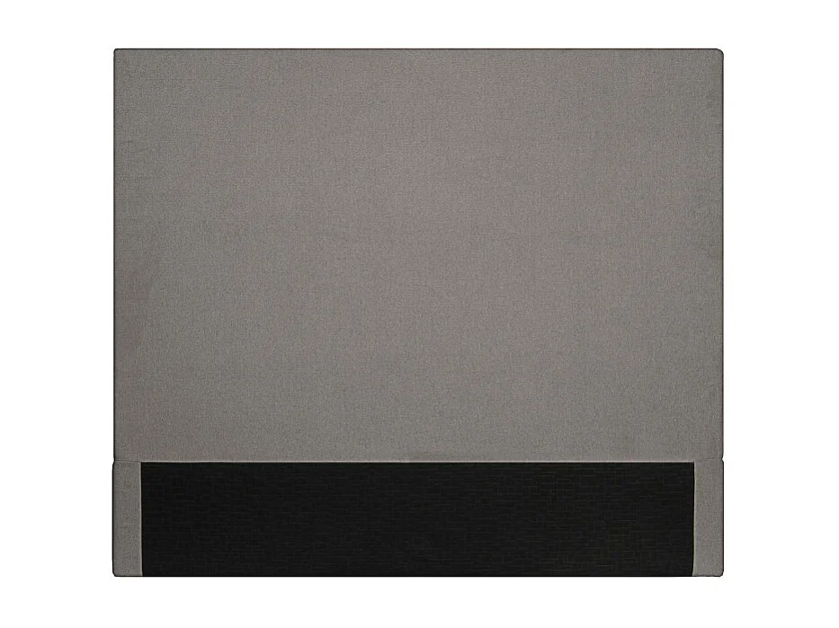 Tête de lit lisse en tissu NUMA - Gris, Largeur - 160 cm