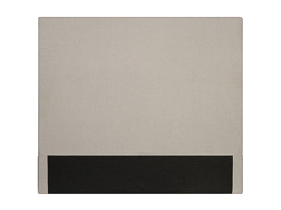 Tête de lit lisse en tissu NUMA - Beige, Largeur - 160 cm