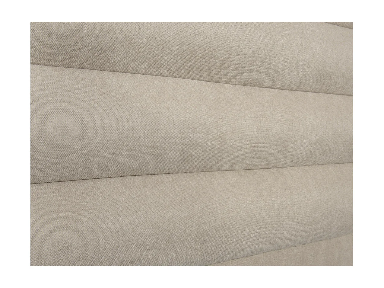 Tête de lit en tissu LUCA - Beige, Largeur - 160 cm