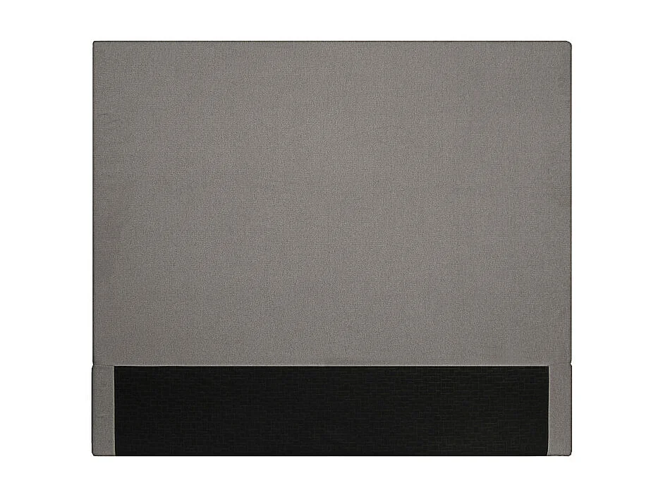 Tête de lit lisse en tissu NUMA - Gris, Largeur - 140 cm