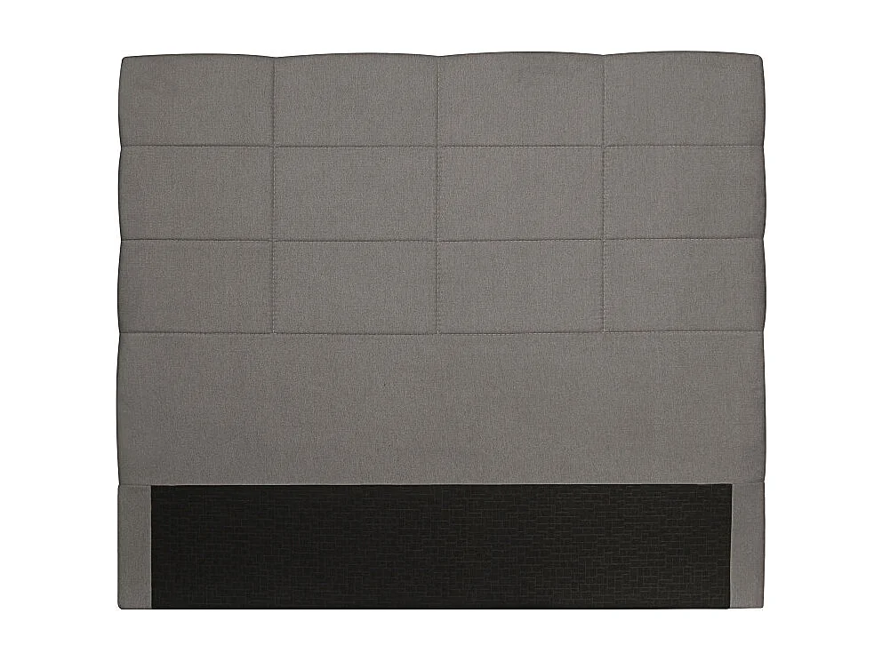 Tête de lit en tissu WILLY - Gris, Largeur - 140 cm