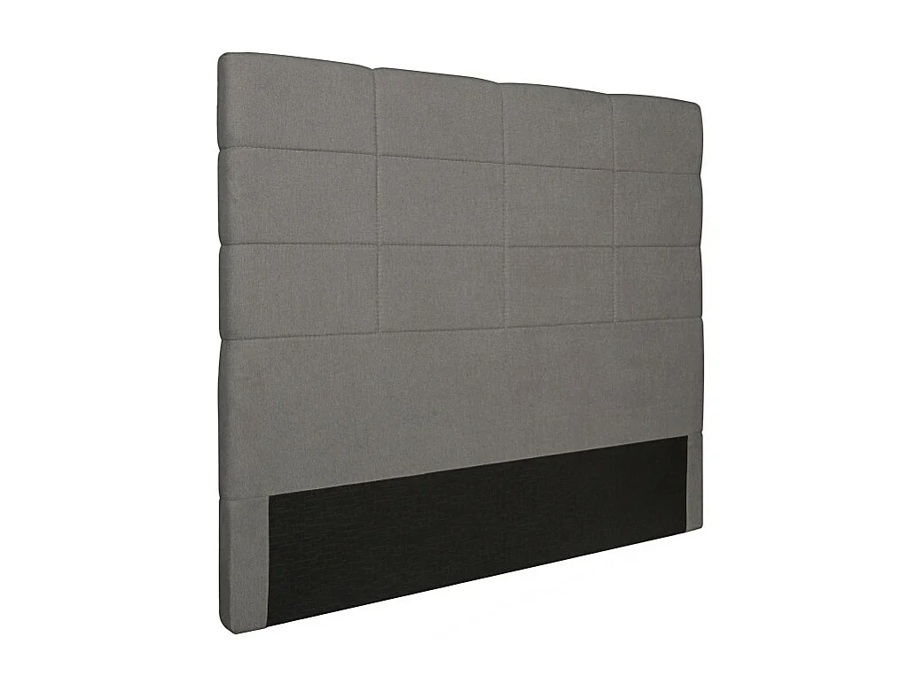 Tête de lit en tissu WILLY - Gris, Largeur - 140 cm