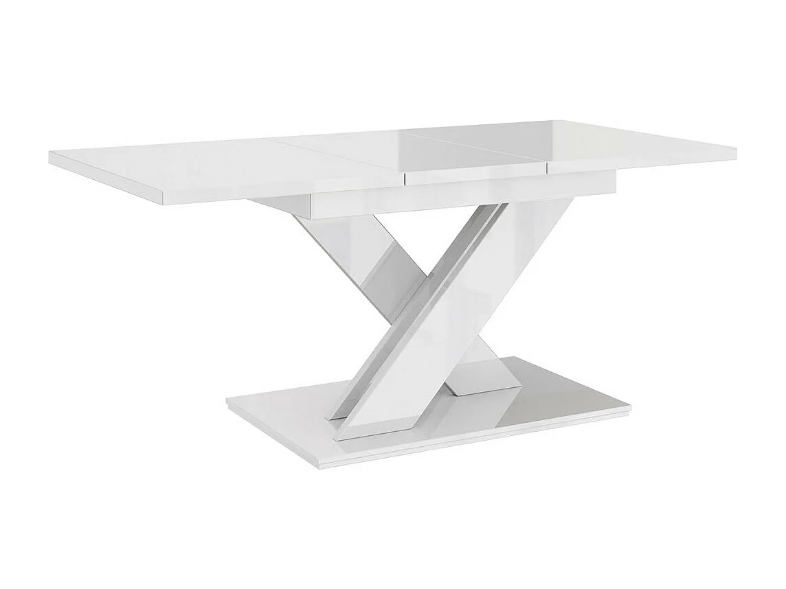 Table à manger ROSIE extensible 140-180cm - Blanc
