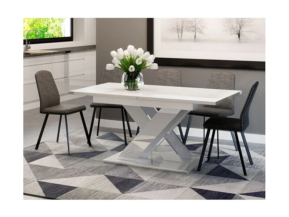 Mesa Goodyear 103, Extensível, Placa de aglomerado laminado, 8x8x14cm