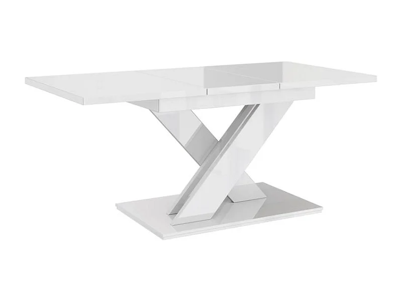 Table à manger ROSIE extensible 140-180cm - Blanc