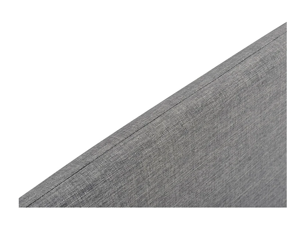 Cadre de lit MOBY avec sommier à lattes en tissu - Gris anthracite, Largeur - 90 cm