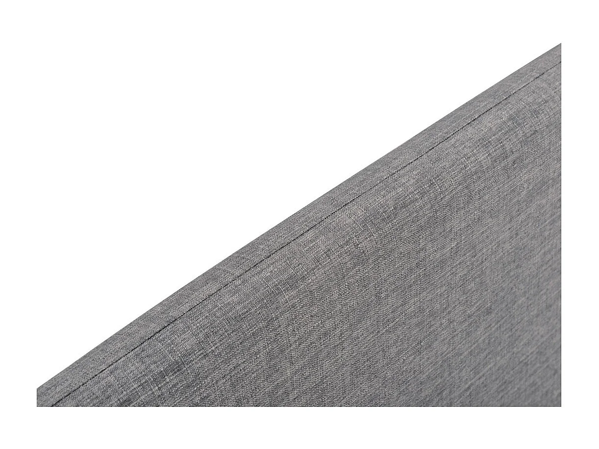 Cadre de lit MOBY avec sommier à lattes en tissu - Gris anthracite, Largeur - 90 cm