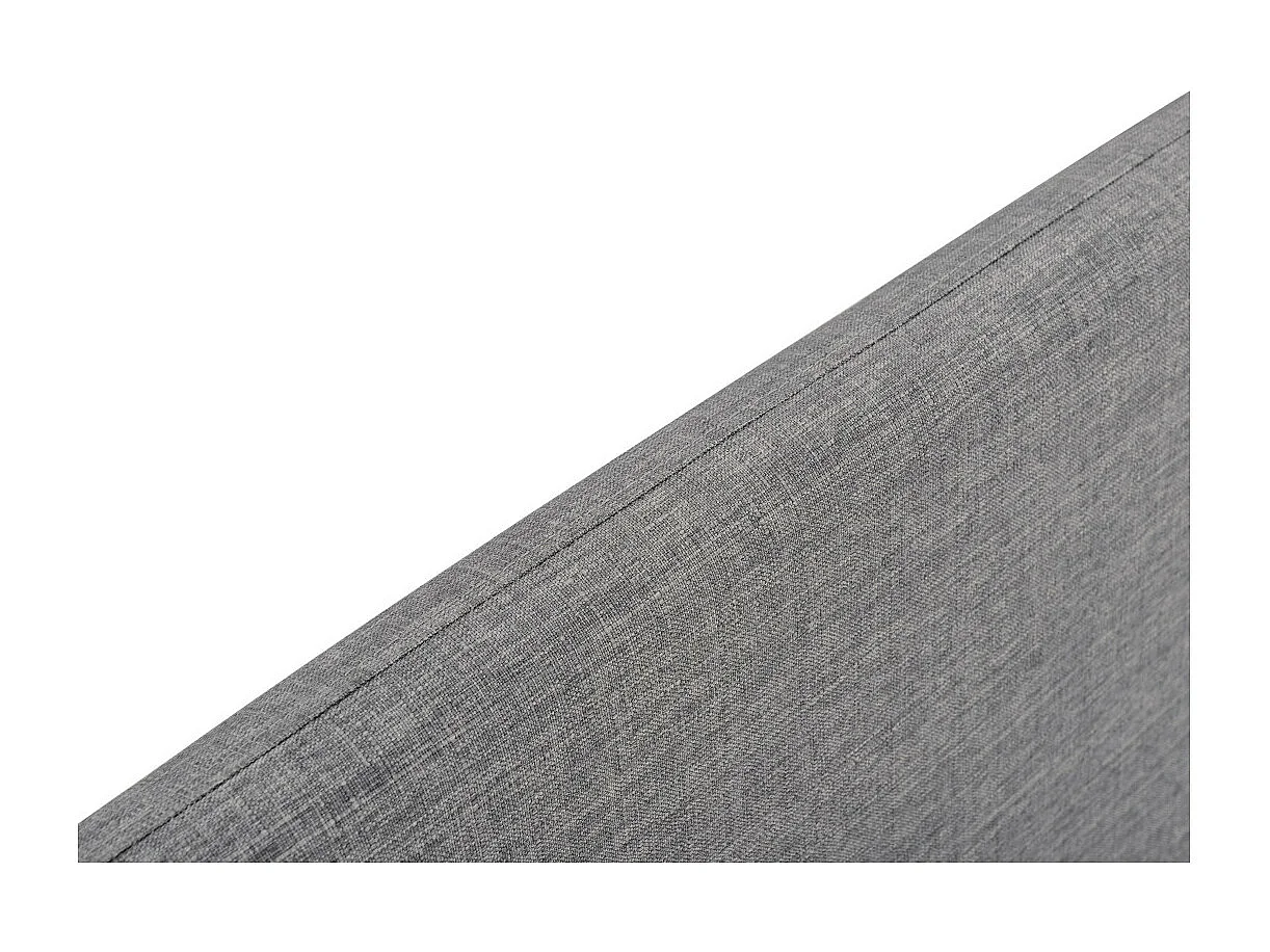 Cadre de lit MOBY avec sommier à lattes en tissu - Gris anthracite, Largeur - 90 cm