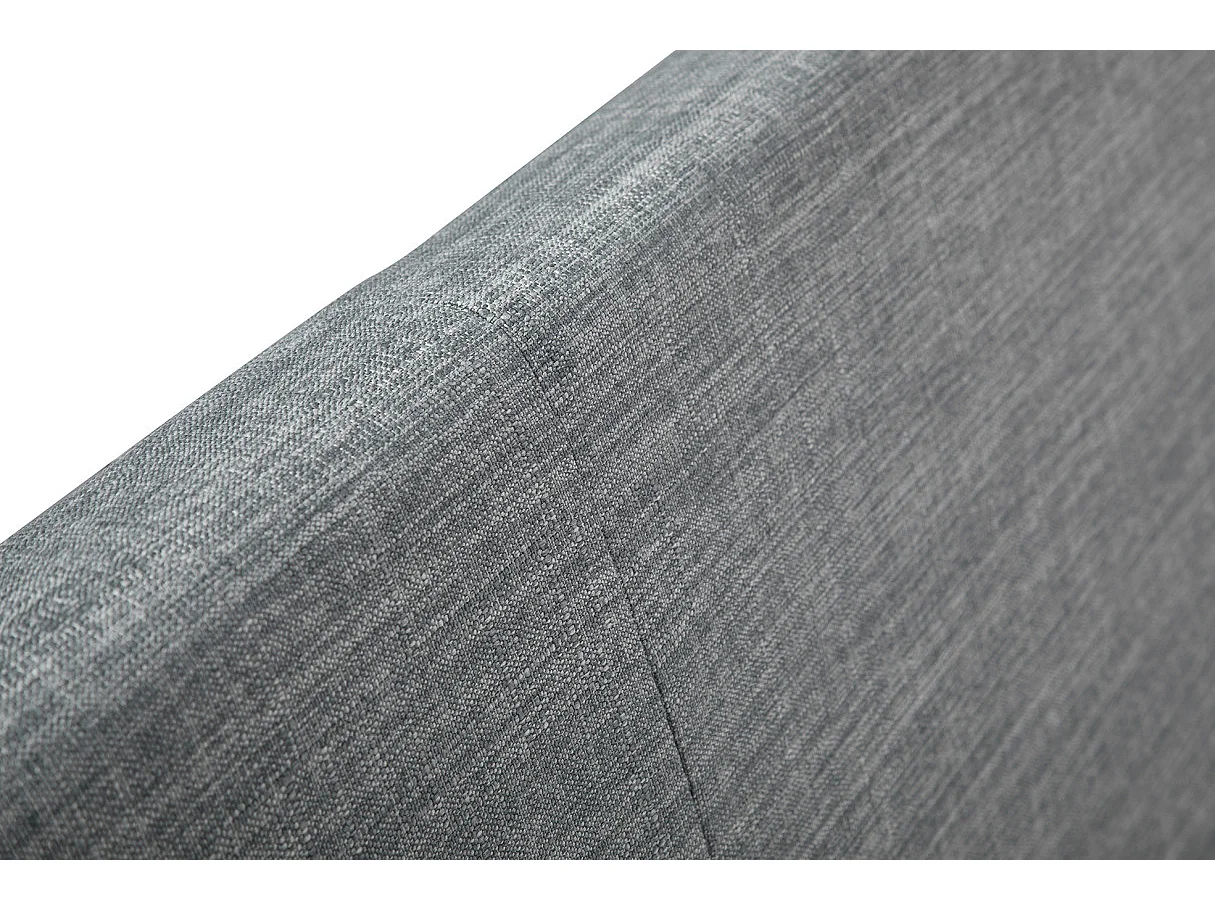 Cadre de lit LODI avec sommier à lattes - Gris anthracite, Largeur - 160 cm