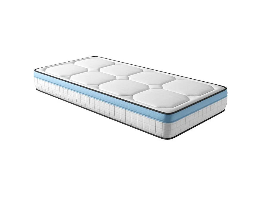 Matelas GEL FRESH mousse à mémoire de forme + mousse frozen gel - épaisseur 27cm - 90x190cm