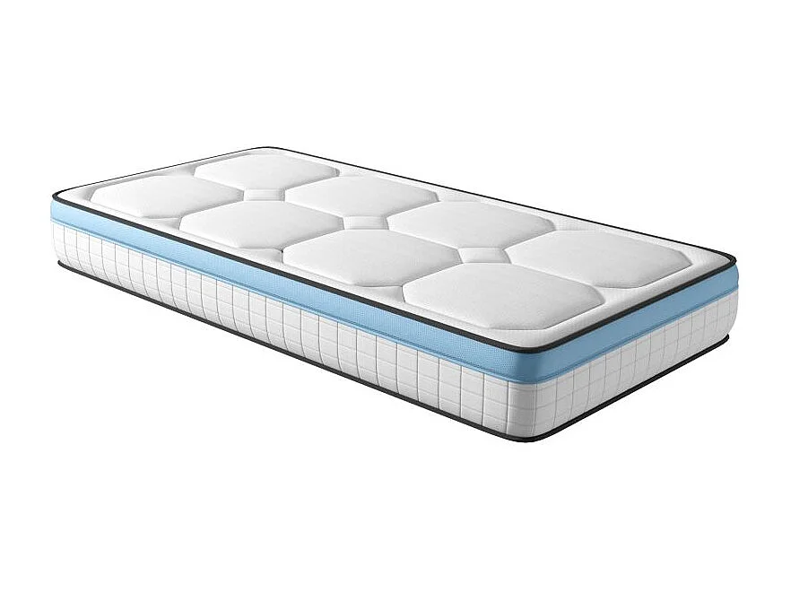 Matelas GEL FRESH mousse à mémoire de forme + mousse frozen gel - épaisseur 27cm - 90x190cm