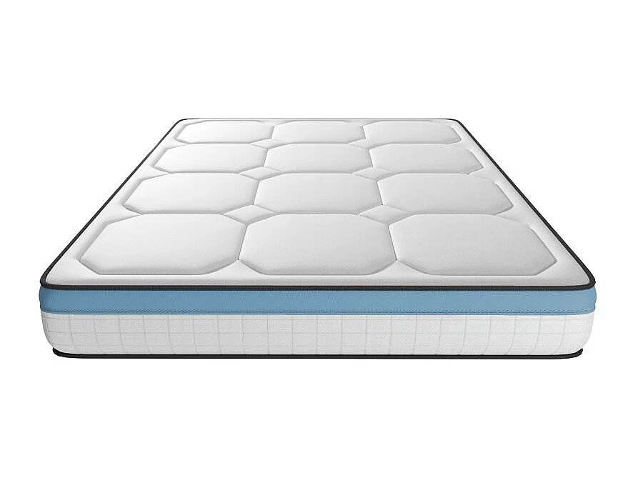 Matelas GEL FRESH mousse à mémoire de forme + mousse frozen gel - épaisseur 27cm - 140x190cm