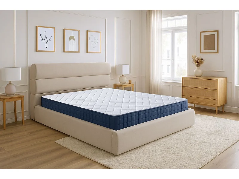 Matelas ZEFIR en mousse à mémoire de forme MemoryTex - 22 cm d'épaisseur - 160x200cm