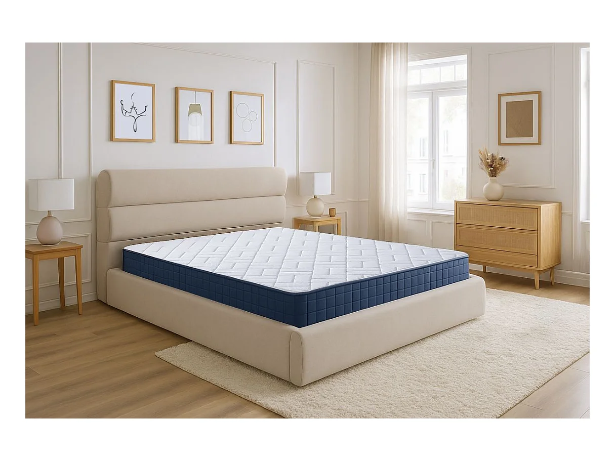 Matelas ZEFIR en mousse à mémoire de forme MemoryTex - 22 cm d'épaisseur - 160x200cm
