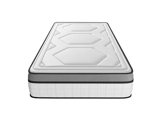 Matelas SPRING mousse à mémoire de forme + Ressorts ensachés - épaisseur 30cm - 90x190cm