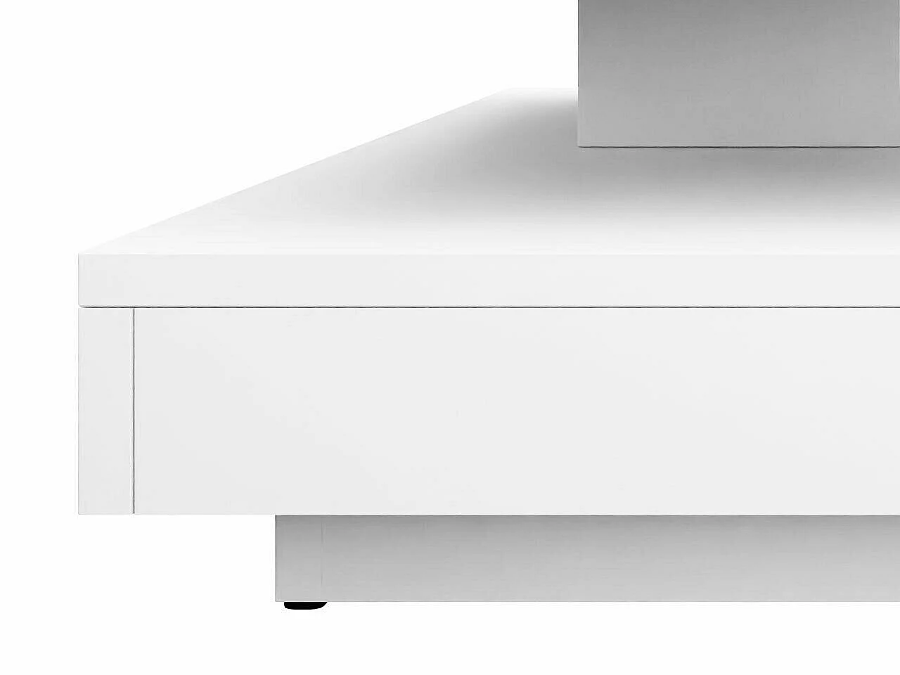 Table basse ALAÏA rotative 70x70cm - Blanc