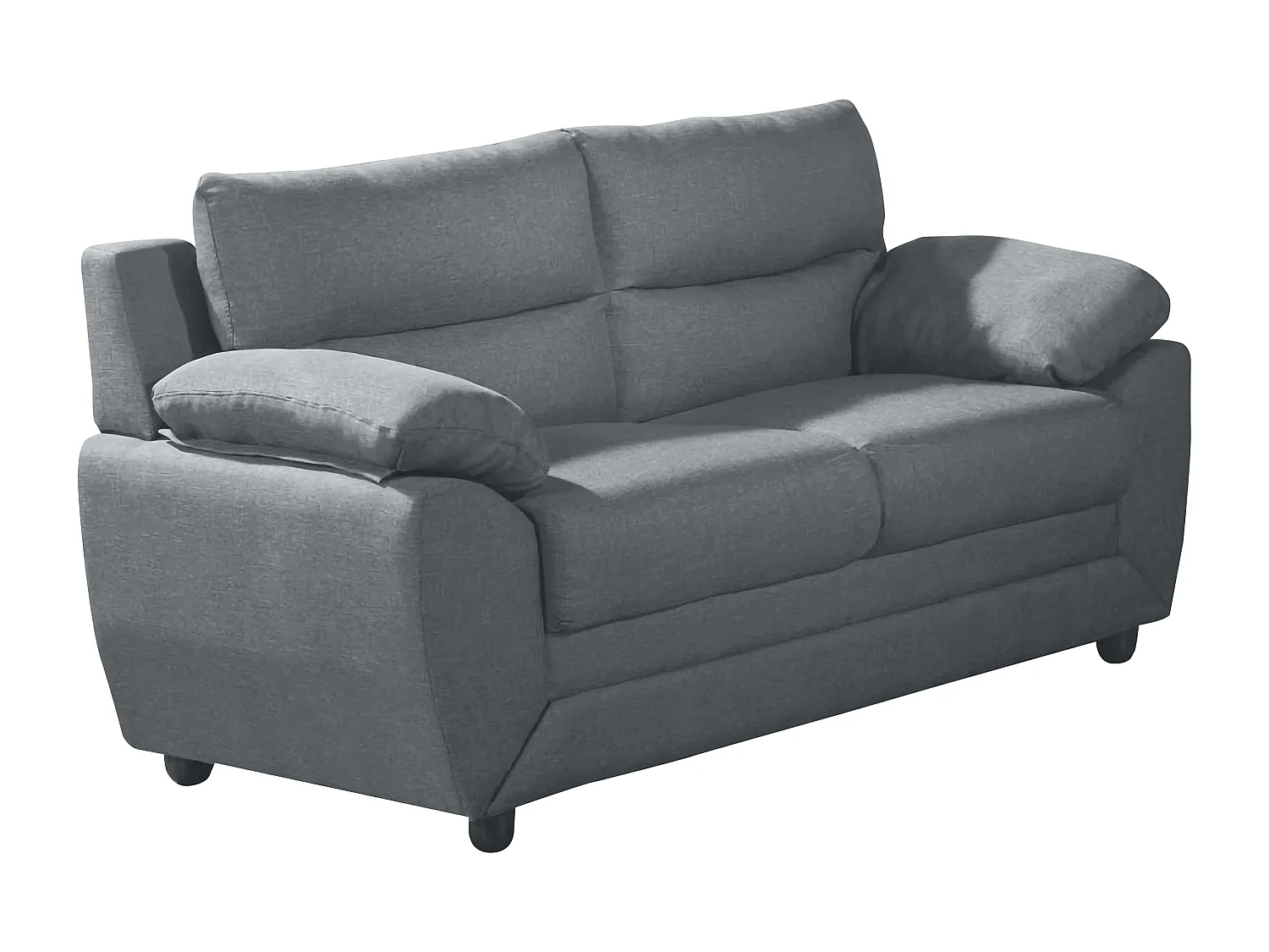 3-sits och 2-sitssoffor i antracit tyg MANOA