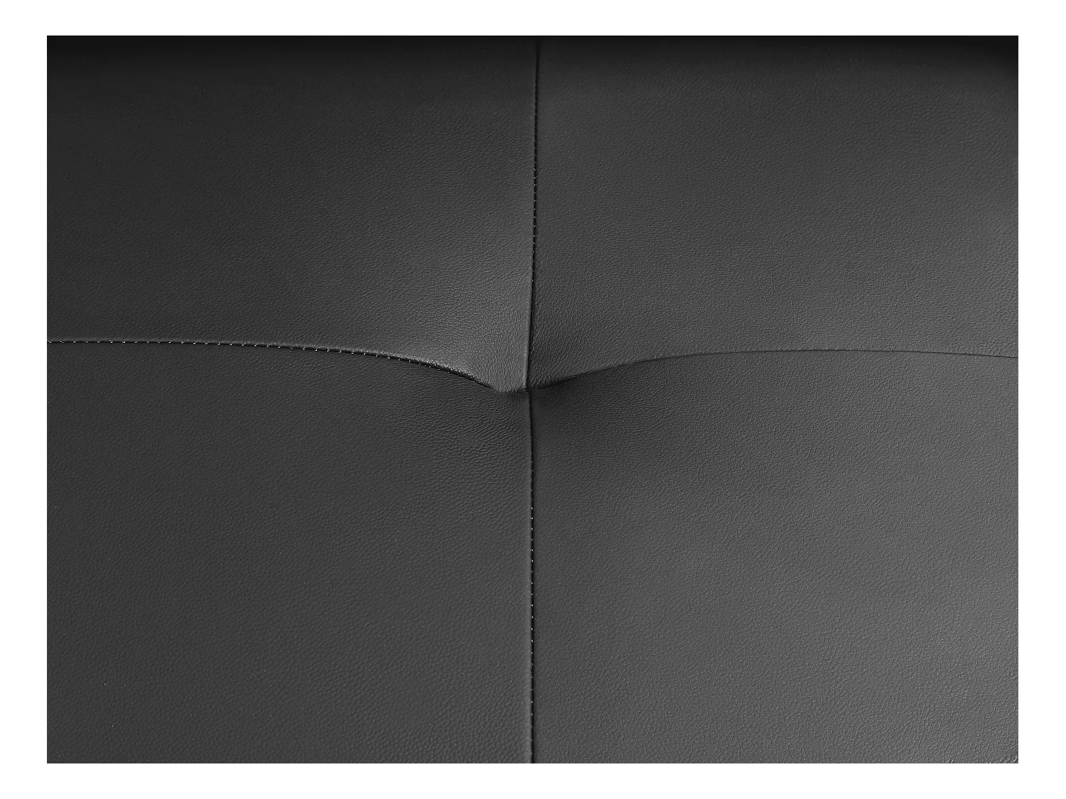 Couchgarnitur Leder 3+2 - Anthrazit - SOLANGE