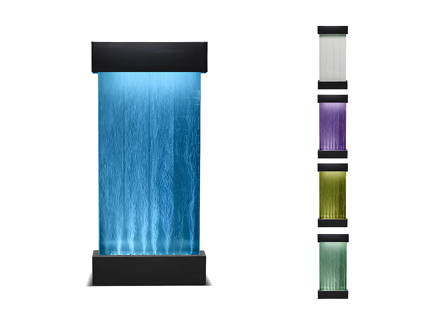 Mur de bulles d'eau - LEDs à couleurs changeantes - H. 122 cm - CECILY