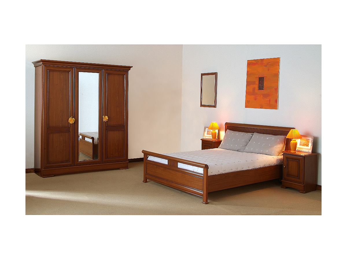 Kleiderschrank Holz Laurel - 3 Türen | Kauf-unique.de