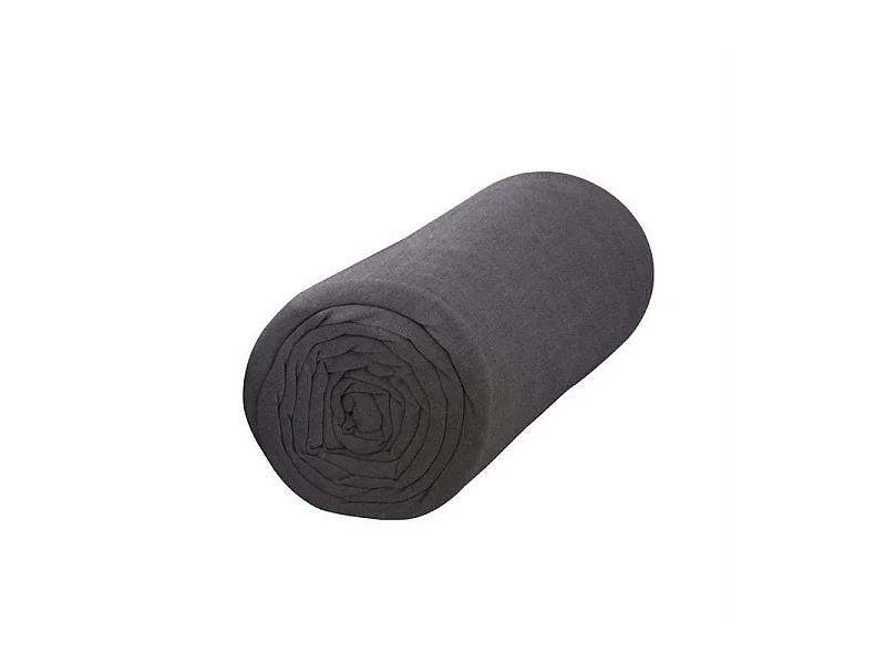 Lenzuolo con Angoli 140X190 Jersey Unito Grigio Cannone