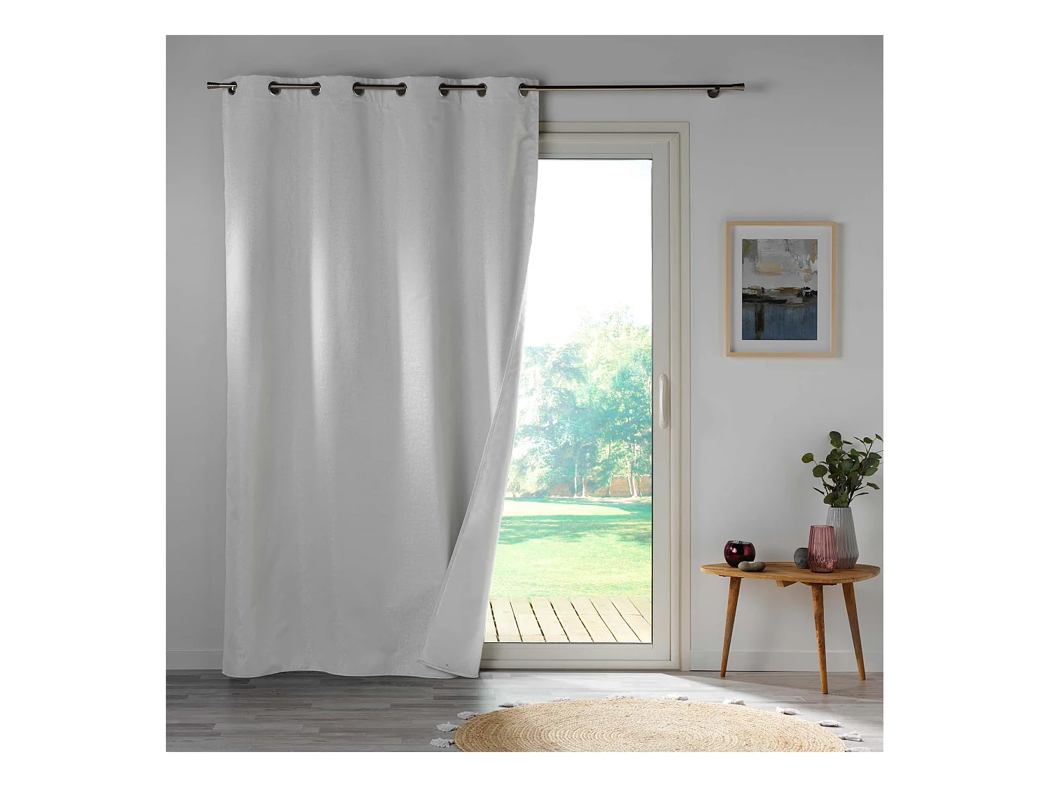 100% verdunkelnder Vorhang aus Mikrofaser 140 x 260 cm