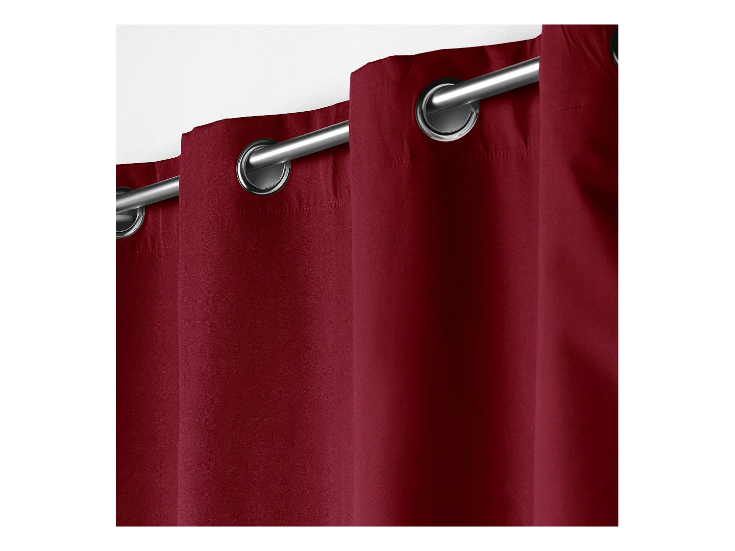 Rideau Occultant "Obscure" 140x260cm Bordeaux