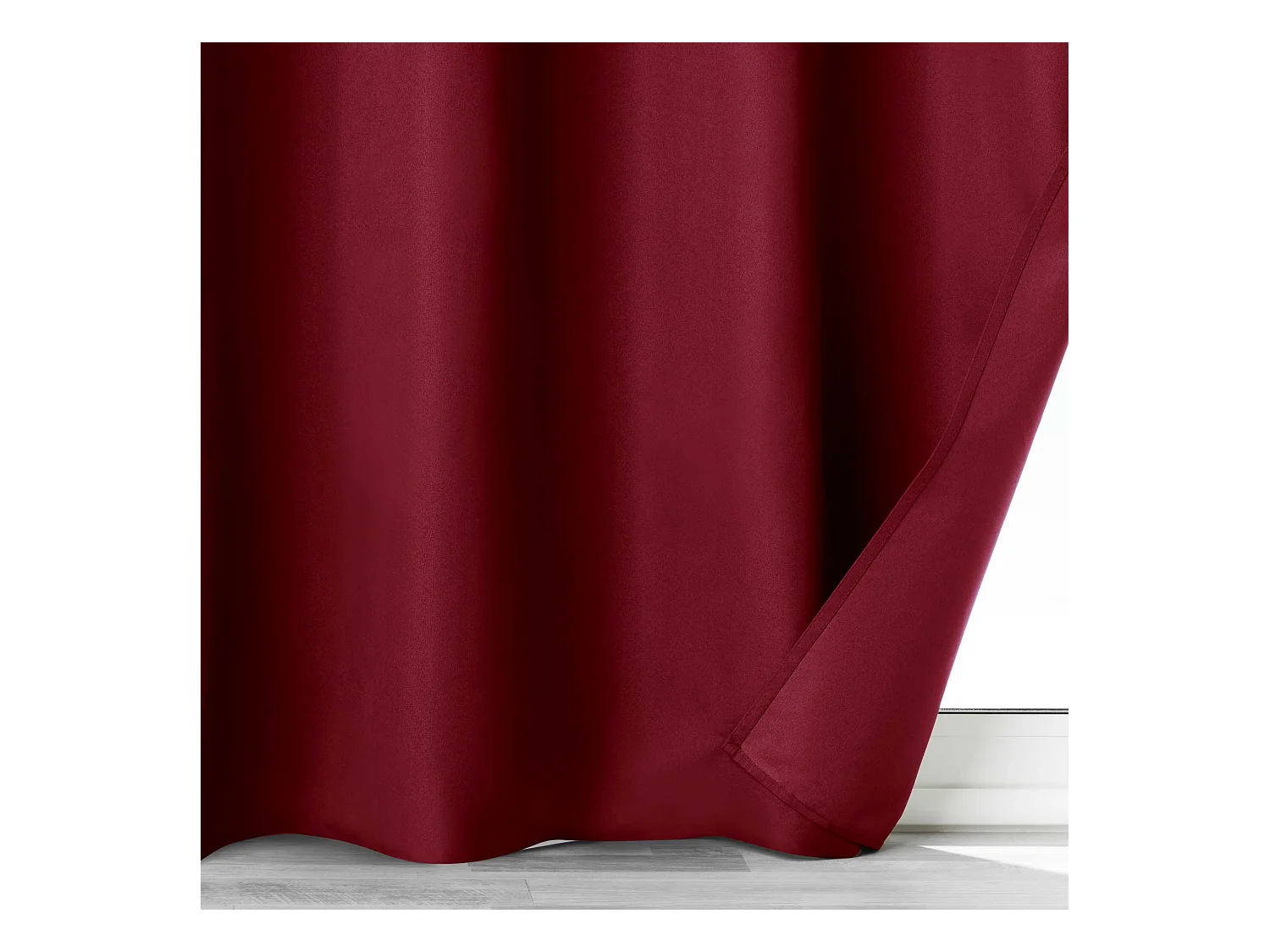 Rideau Occultant "Obscure" 140x260cm Bordeaux