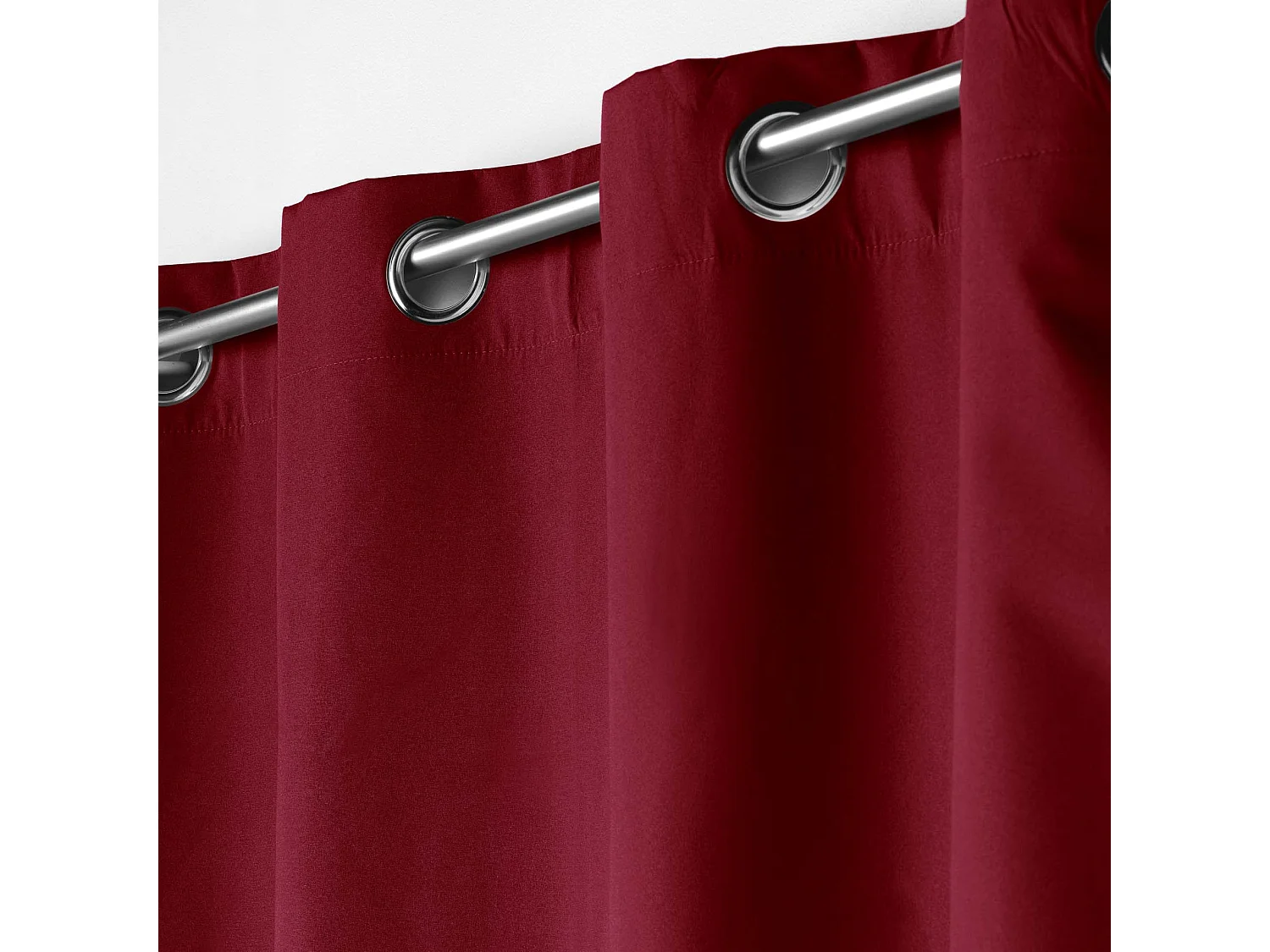 Rideau Occultant "Obscure" 140x260cm Bordeaux