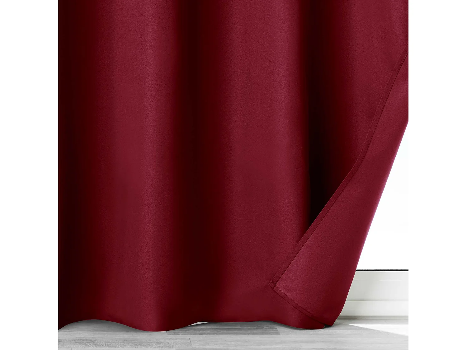 Rideau Occultant "Obscure" 140x260cm Bordeaux