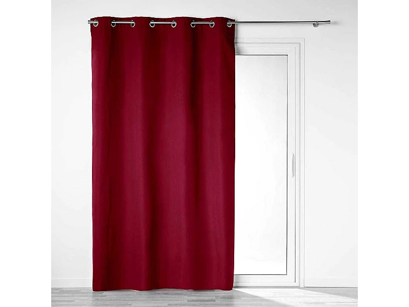 Rideau Occultant "Obscure" 140x260cm Bordeaux