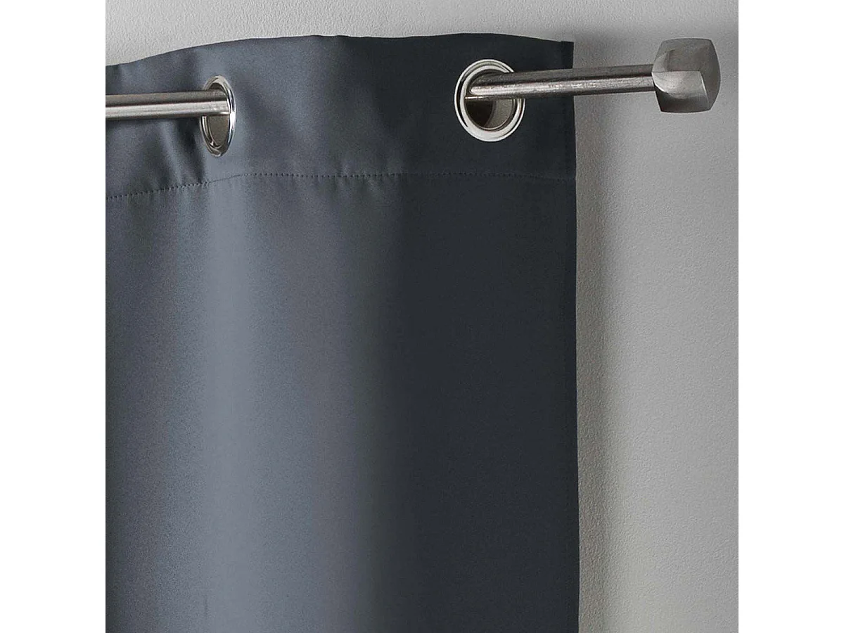 Rideau Occultant "Noche" 135x240cm Gris Ardoise
