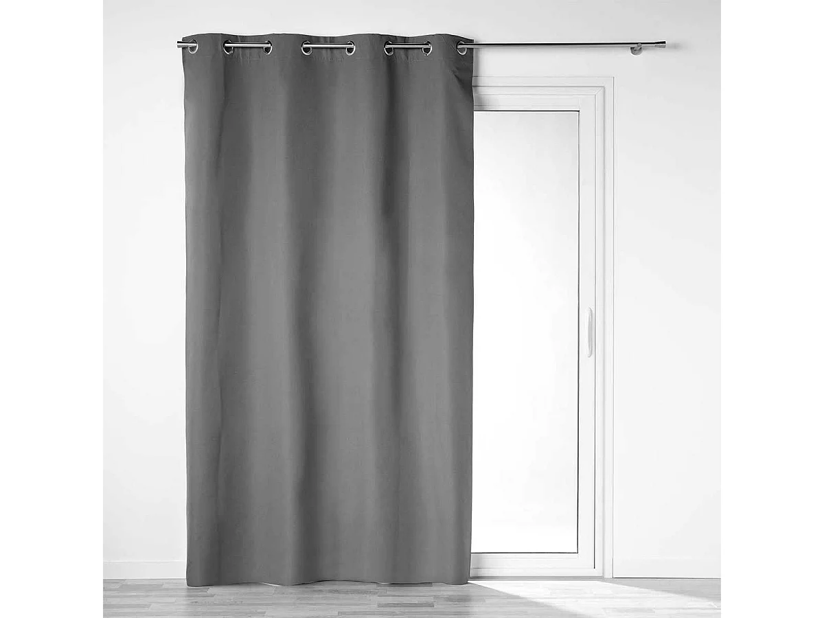 Rideau Occultant "Obscure" 140x260cm Anthracite