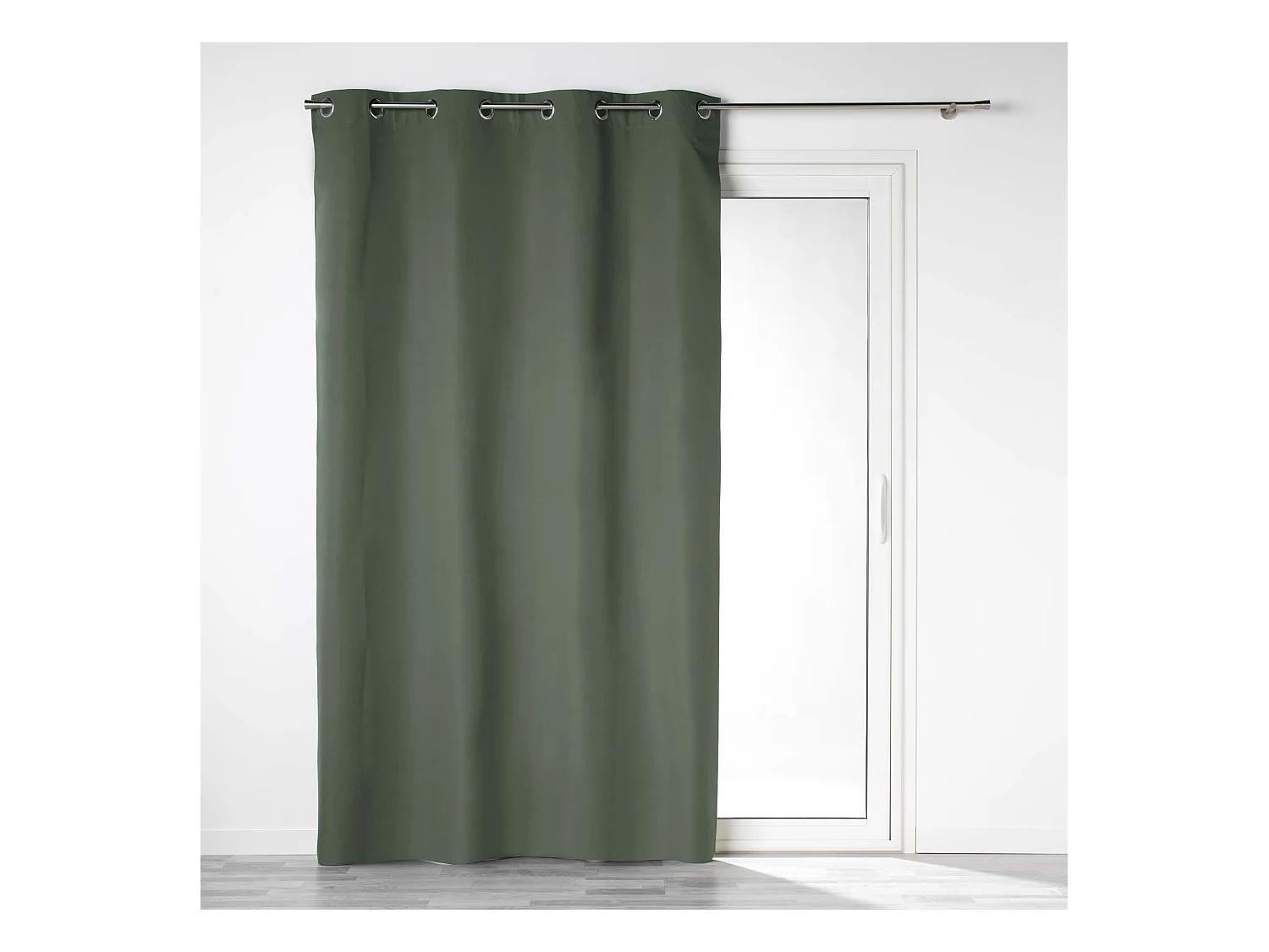 Rideau Occultant "Obscure" 140x260cm Kaki